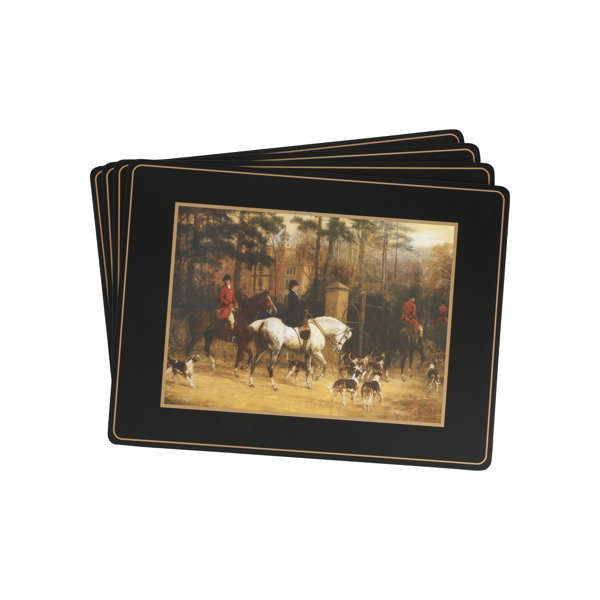 Pimpernel Tally Ho 4 Piece Large Placemats Set & Reviews Wayfair.co.uk